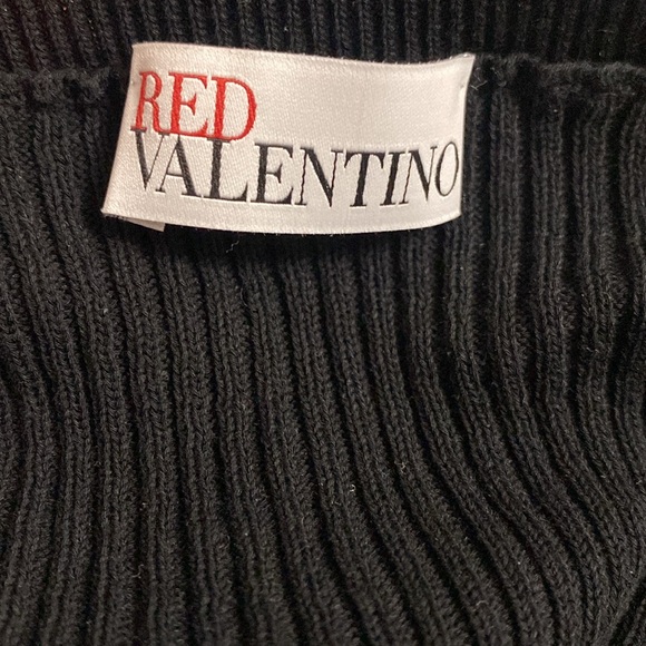 RED VALENTINO Knit Ruffle Dress - Picture 7 of 15